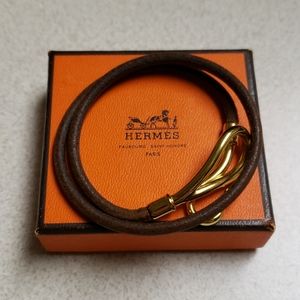 Hermés Jumbo Hook Double Tour Bracelet